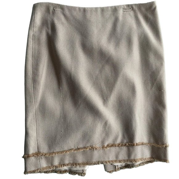 NWT‎ Magaschoni Sand tweed pencil skirt sz 6